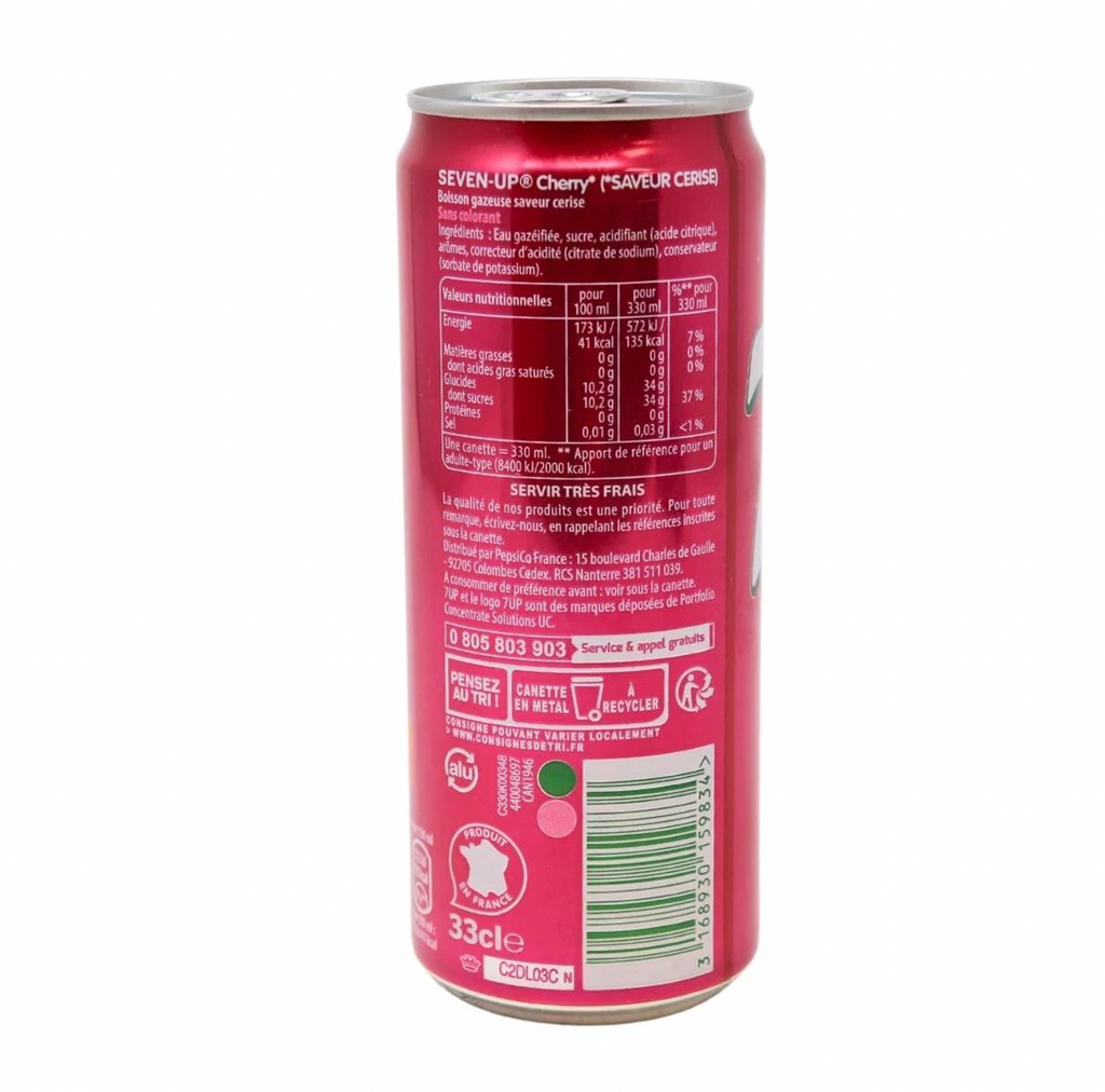 7UP Cherry 330ml (EU) - Sugar Box
