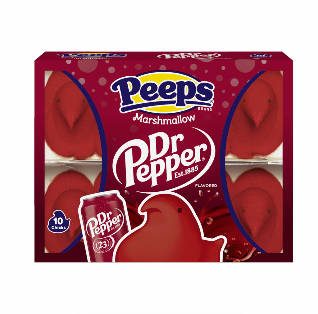 Peeps Dr Pepper Marshmallow Chicks 10 Pack 85g - Sugar Box