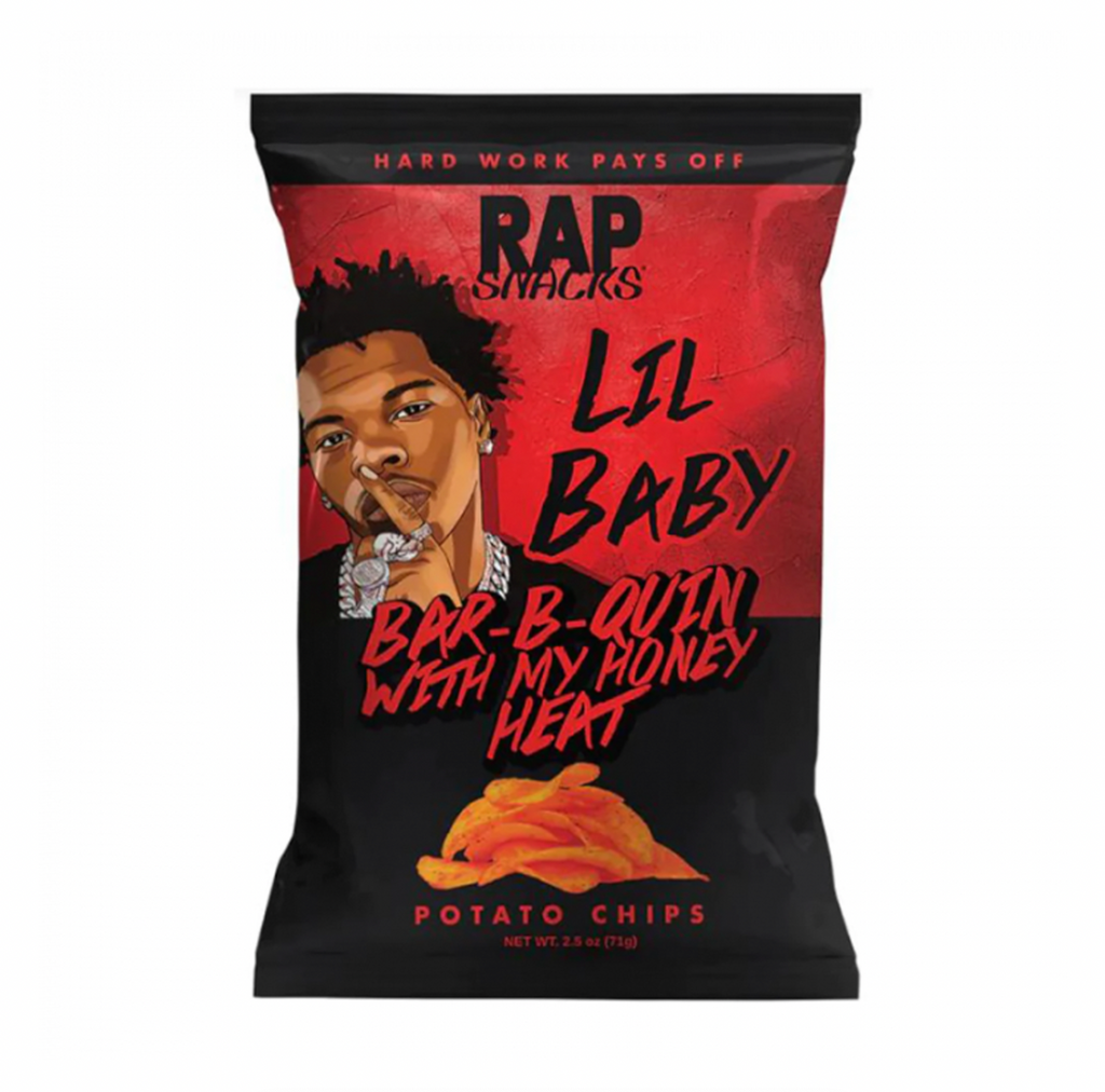 Rap Snacks Lil Baby Bar-B-Quin with my Honey Heat 71g - Sugar Box