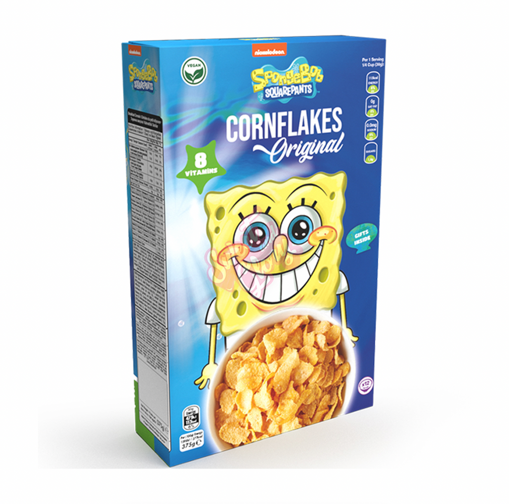 Nickelodeon SpongeBob Cornflakes 375g - Sugar Box