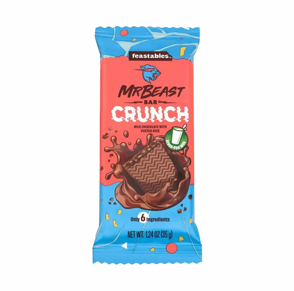 Feastables MrBeast Milk Chocolate Crunch Bar 35g - Sugar Box