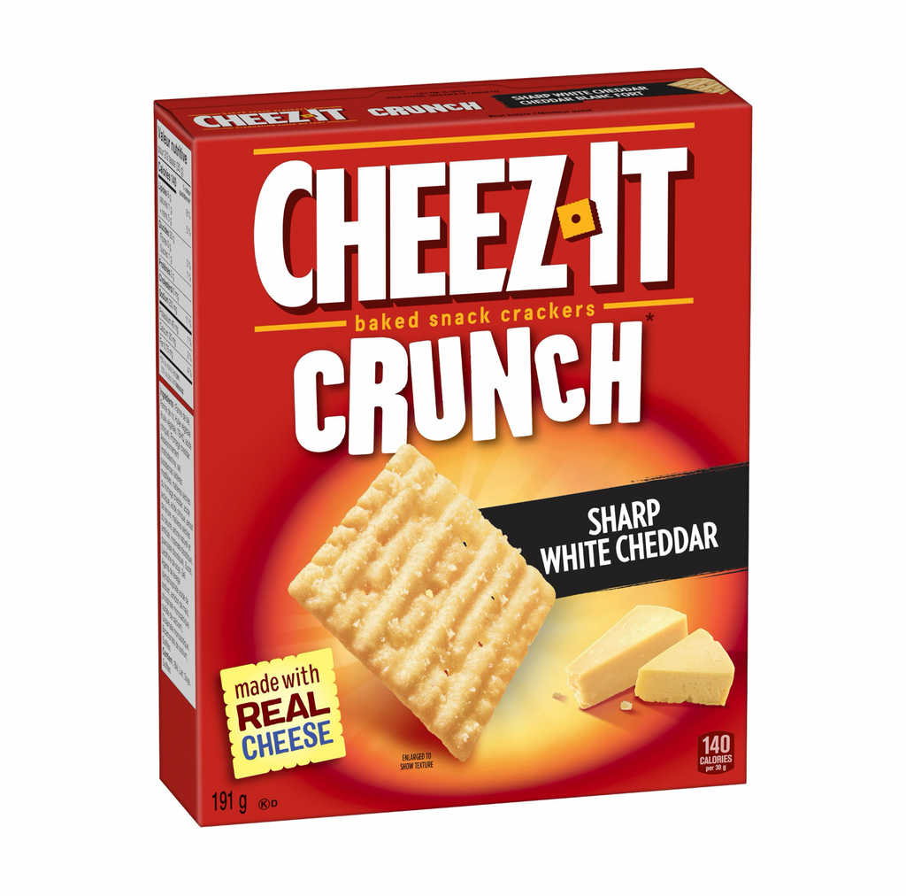 Cheez It Crunch Sharp White Cheddar 191g - Sugar Box