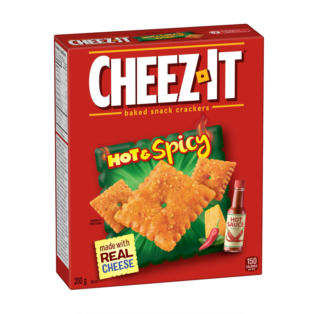 Cheez It Crackers Hot & Spicy 200g - Sugar Box
