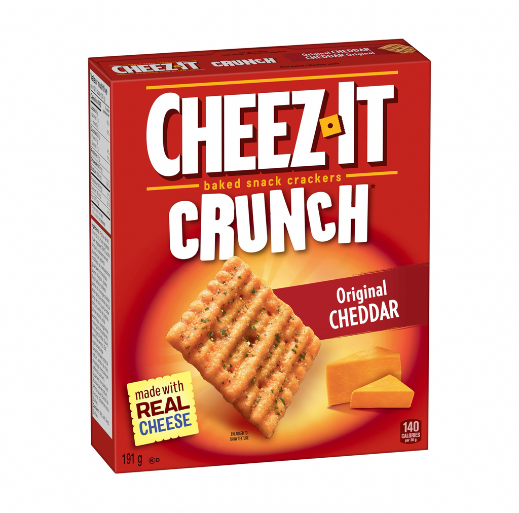 Cheez It Crunch Original Cheddar 191g - Sugar Box