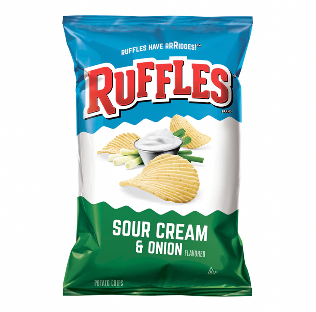Ruffles Sour Cream and Onion 184g - Sugar Box
