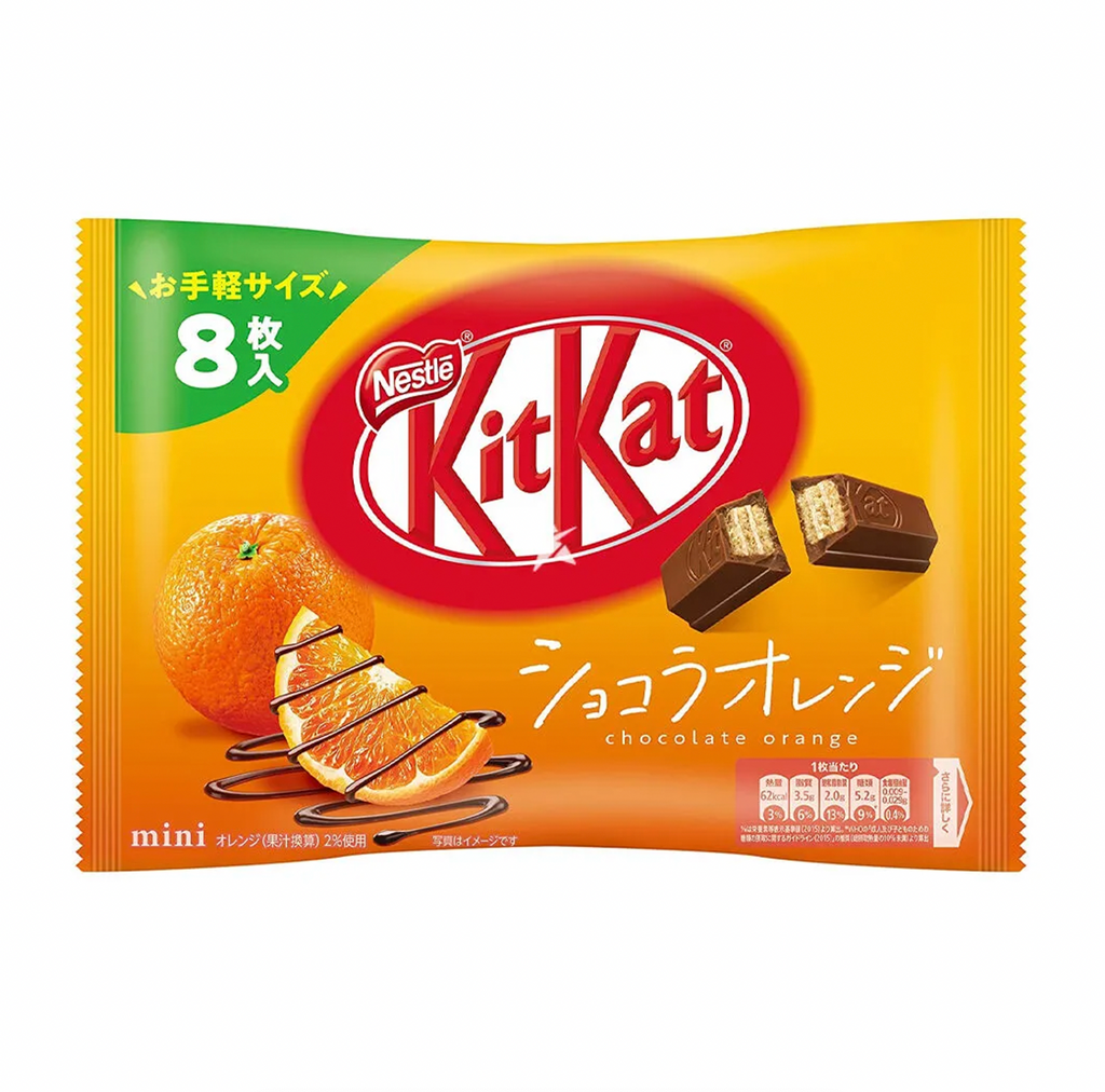 Kit Kat Mini Orange 8 Pack 81g - Sugar Box
