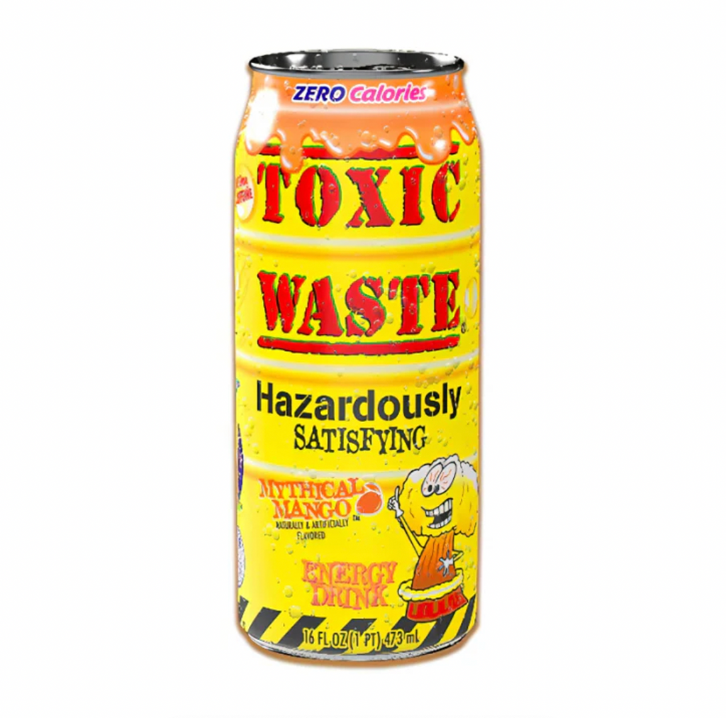 Toxic Waste Mythical Mango Energy Drink 473ml - Sugar Box