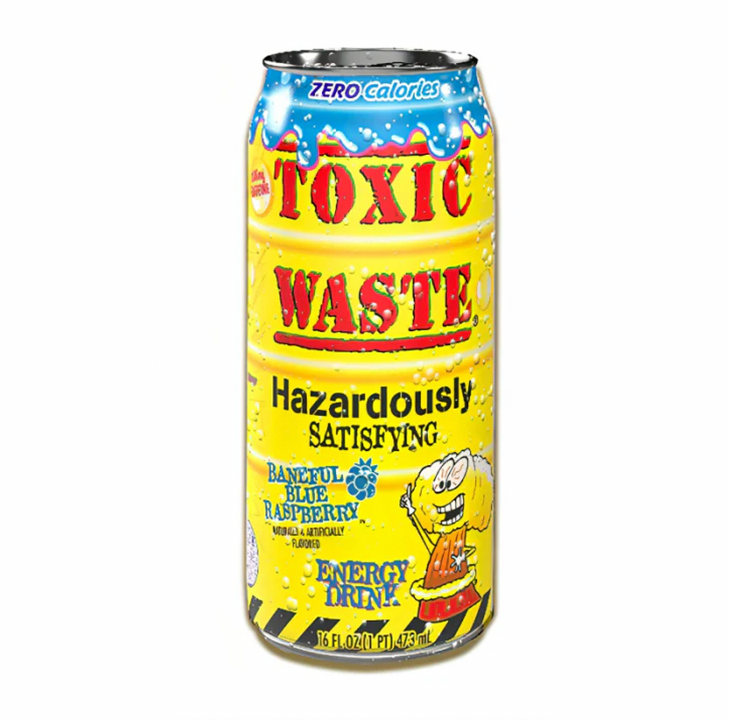 Toxic Waste Baneful Blue Raspberry Energy Drink 473ml - Sugar Box