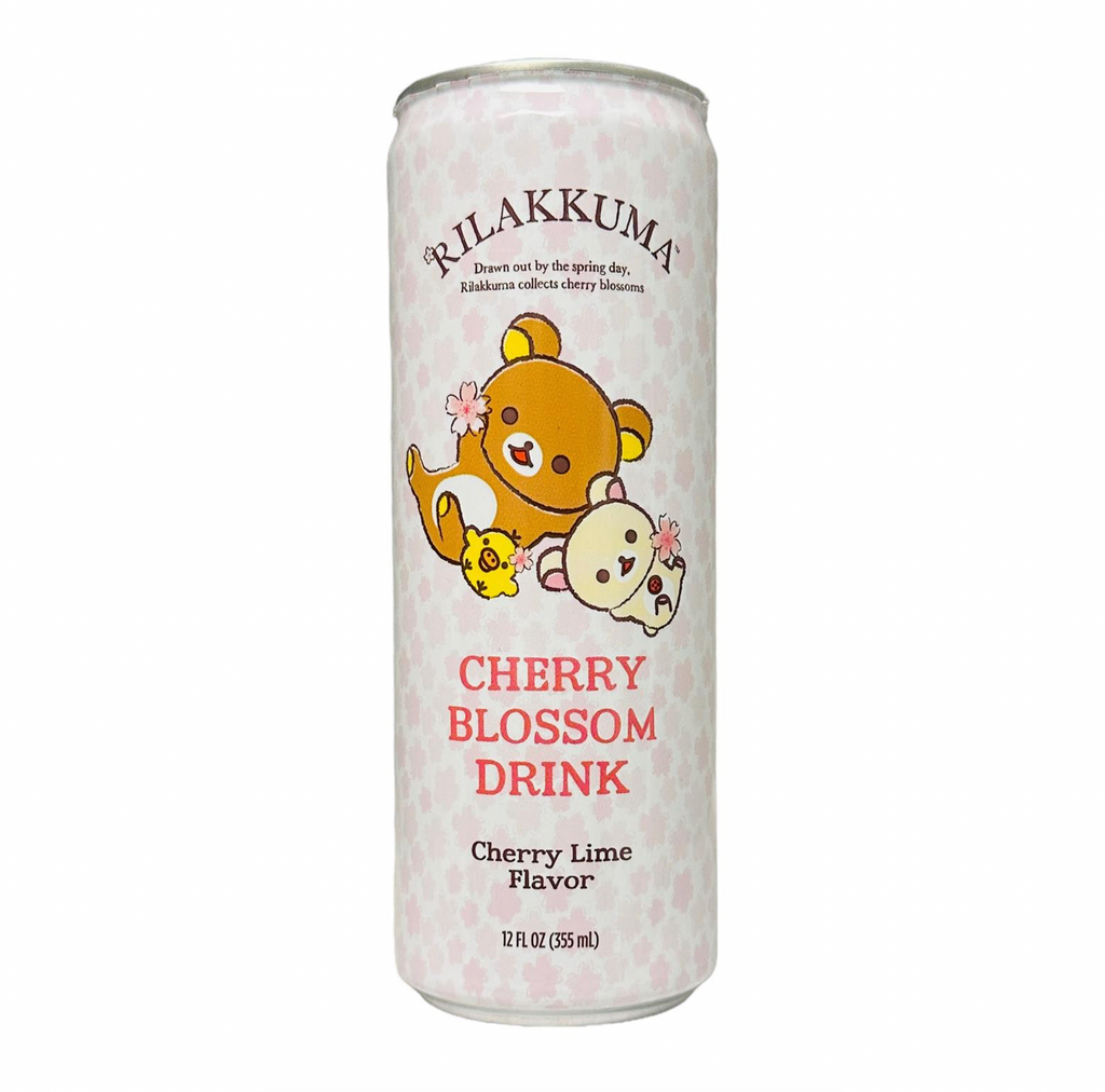 Rilakkuma Cherry Blossom (Cherry Lime ) Soda 355ml - Sugar Box