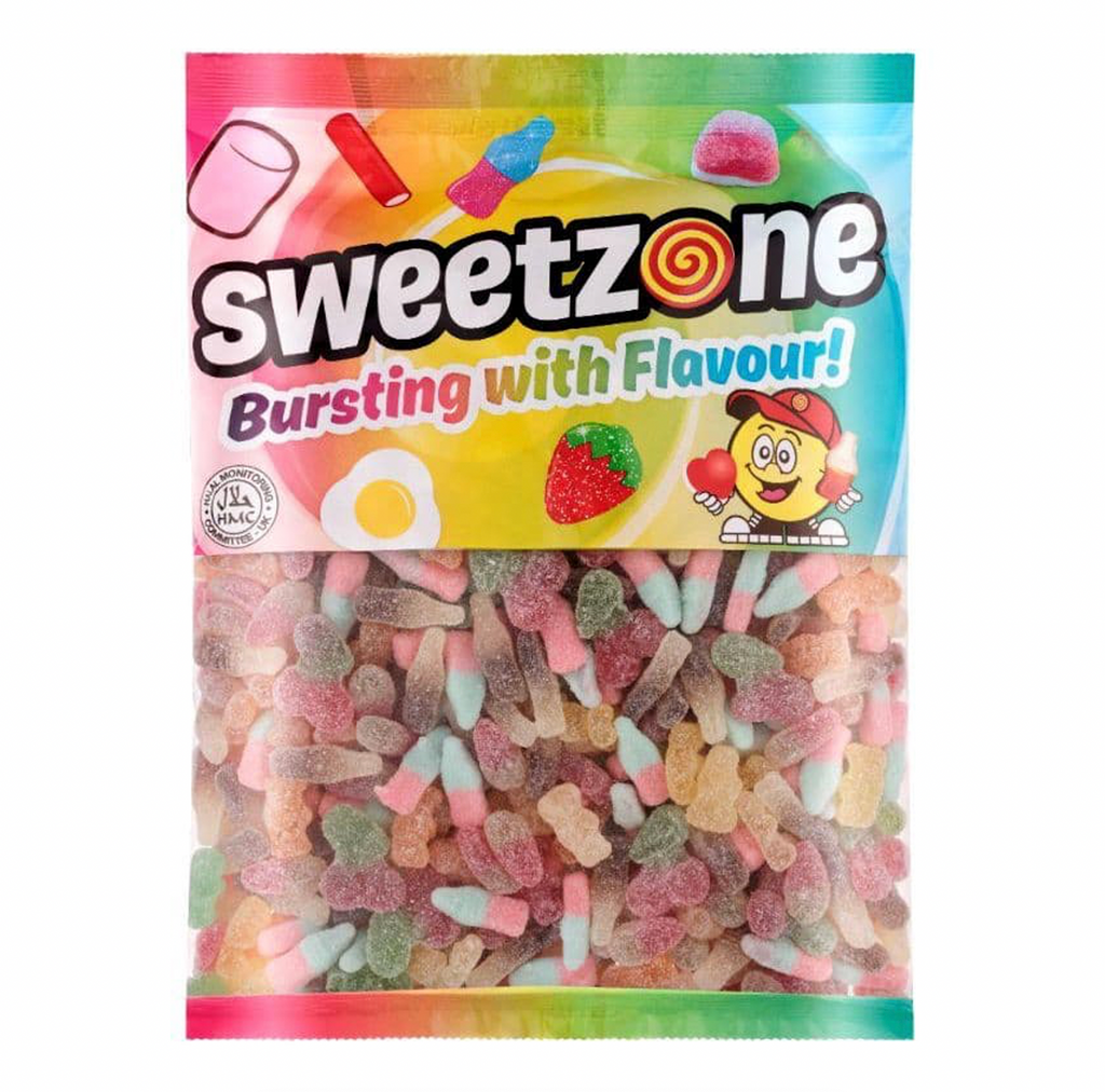 Sweetzone Tangy Mix 1kg Bag - Sugar Box