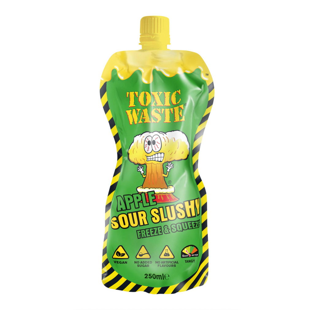 Toxic Waste Apple Sour Slushy 250ml - Sugar Box