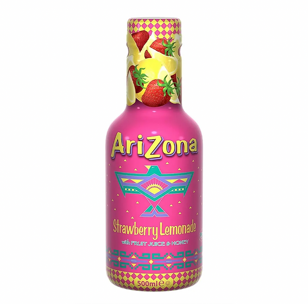 Arizona Strawberry Lemonade 500ml - Sugar Box
