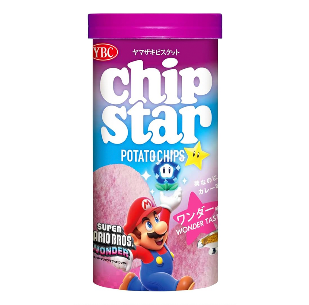 YBC Chip star POTATO CHIPS Super Mario WONDER TASTE 45g - Sugar Box