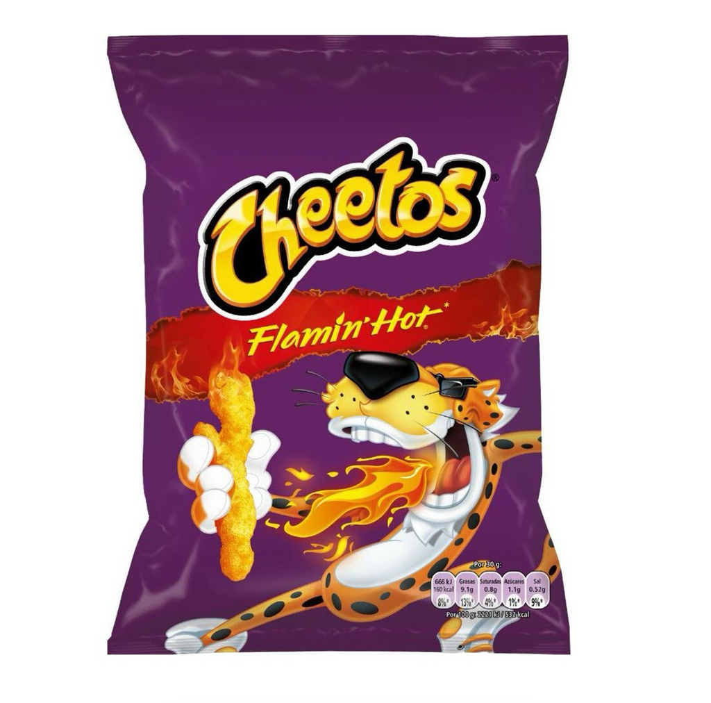 Cheetos Crunchos Flamin Hot 80g - Sugar Box