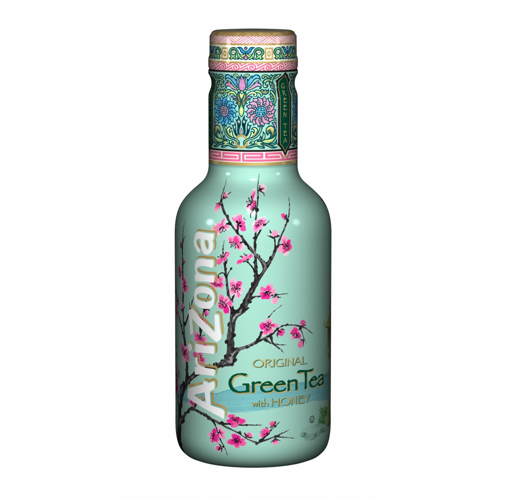 Arizona Green Tea with Ginseng and Honey 500ml - Sugar Box