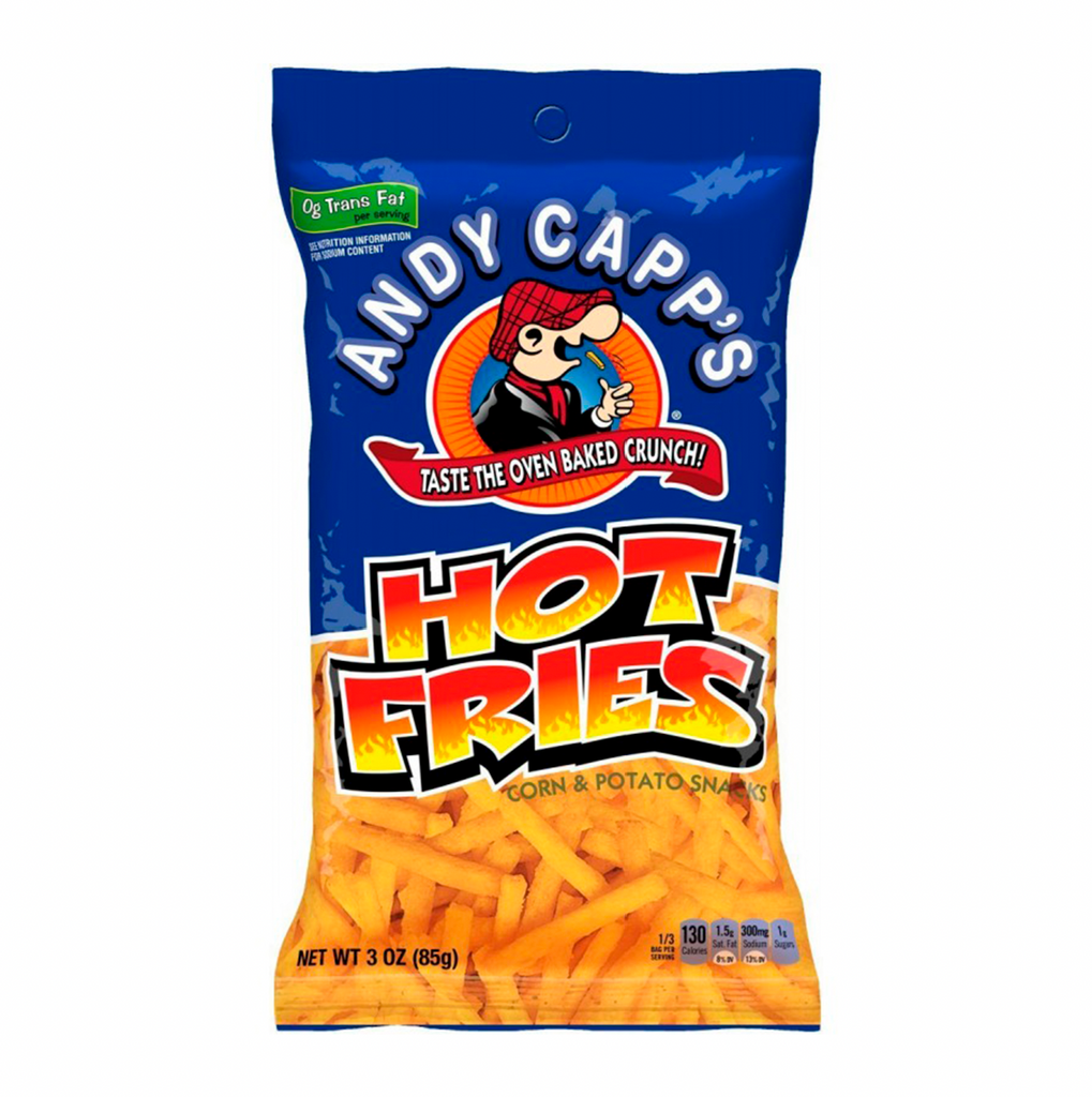 Andy Capp Hot Fries 85g - Sugar Box