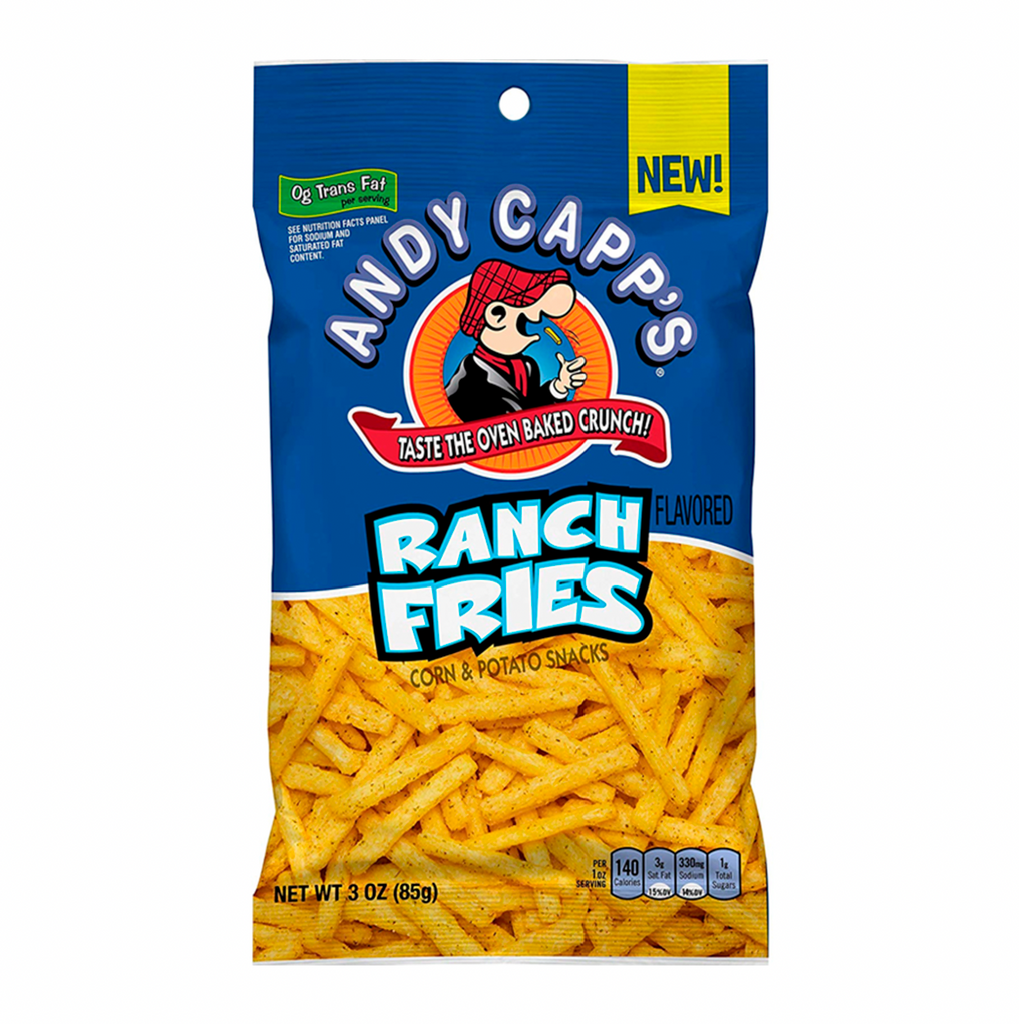 Andy Capp Ranch Fries 85g - Sugar Box