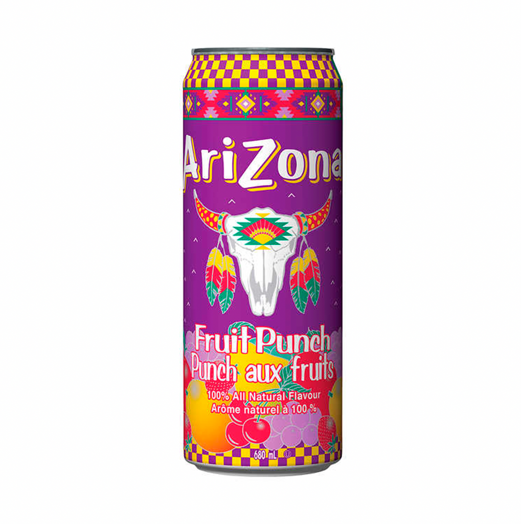 Arizona Fruit Punch 680ml - Sugar Box