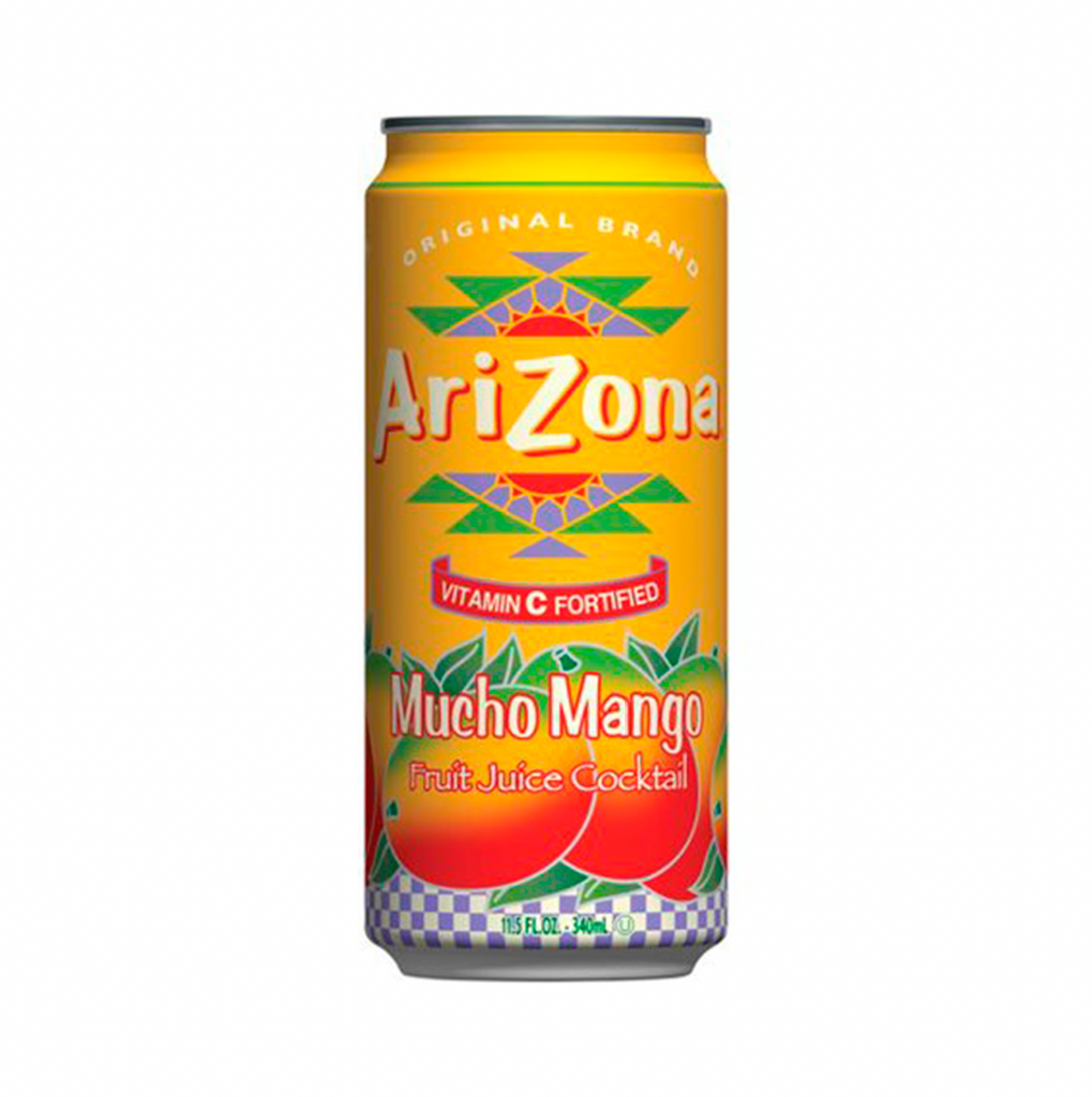 Arizona Mucho Mango 340ml - Sugar Box