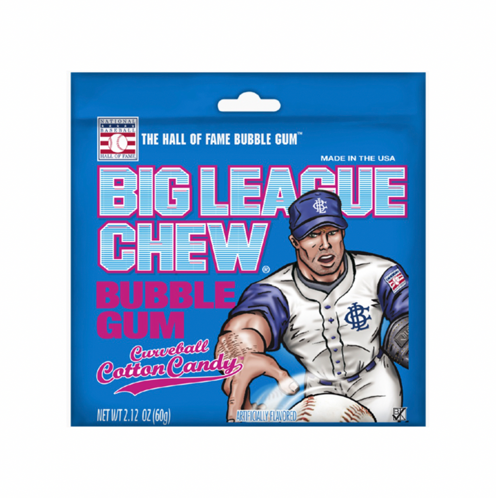 Big League Bubble Gum Blue Raspberry 60g - Sugar Box