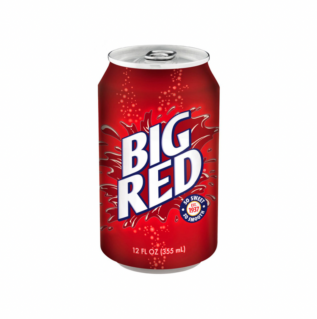 Big Red Soda Can 355ml - Sugar Box