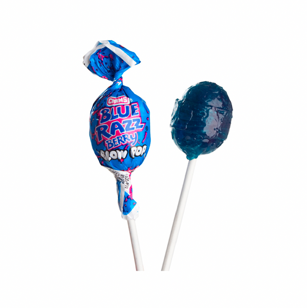 Blow Pop Blue Razz Berry - Sugar Box