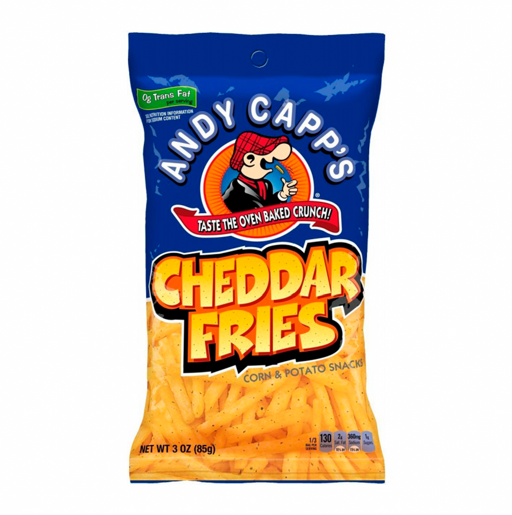 Andy Capp Cheddar Fries 85g - Sugar Box