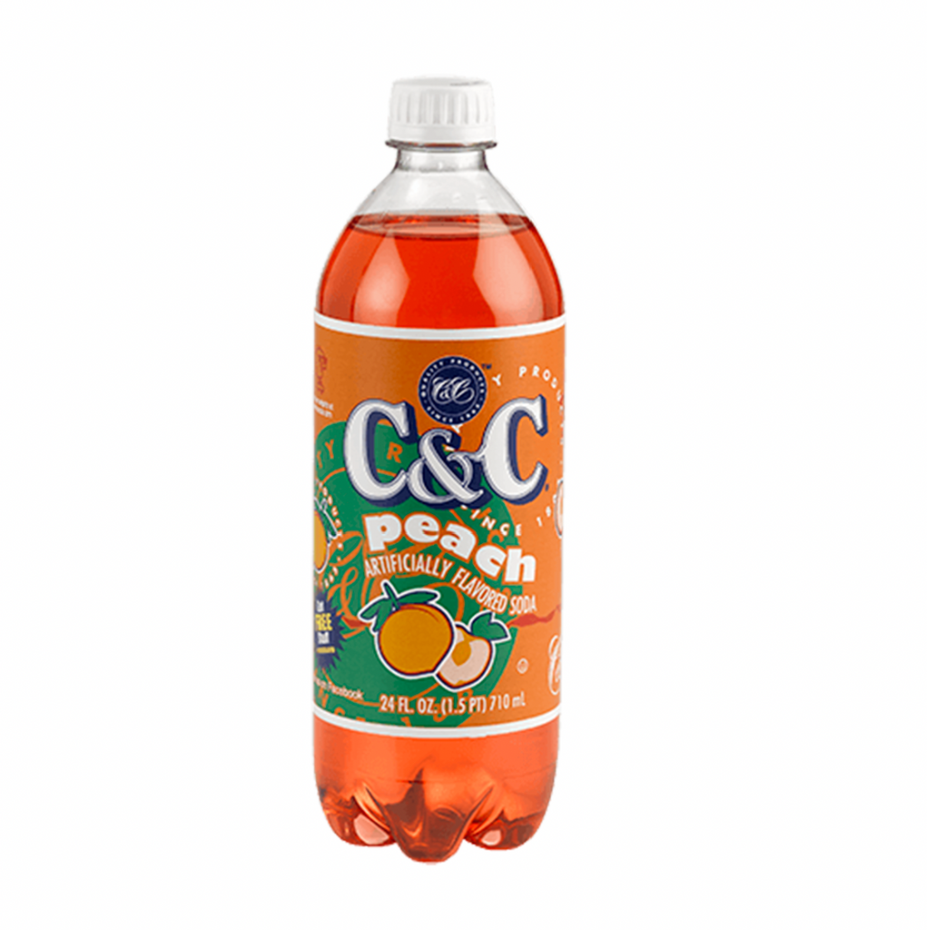 C&C Soda Peach 710ml - Sugar Box