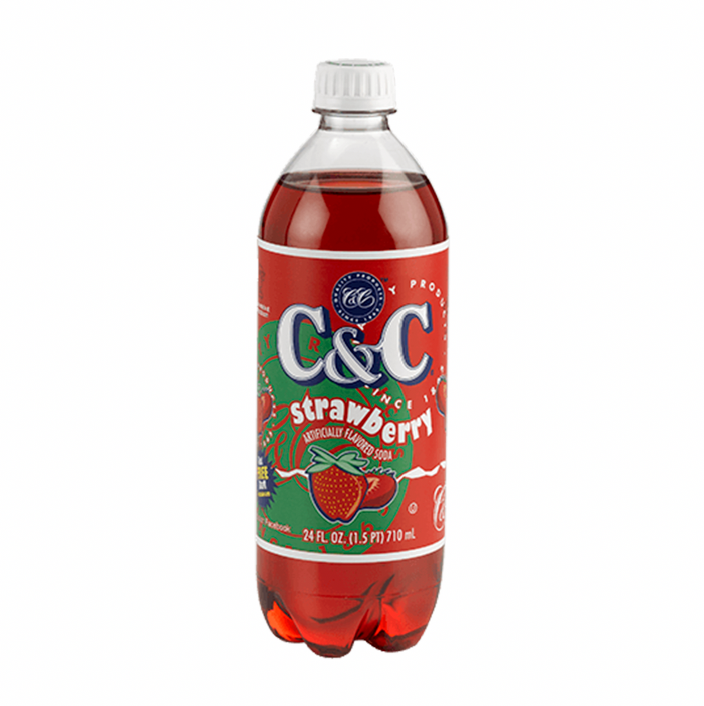 C&C Soda Strawberry 710ml - Sugar Box