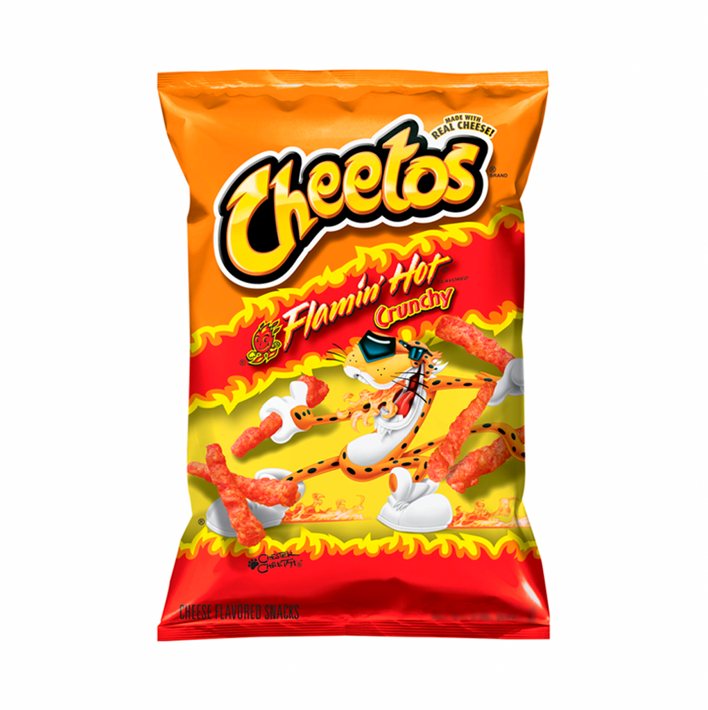 Cheetos Flamin Hot Crunchy 226g - Sugar Box