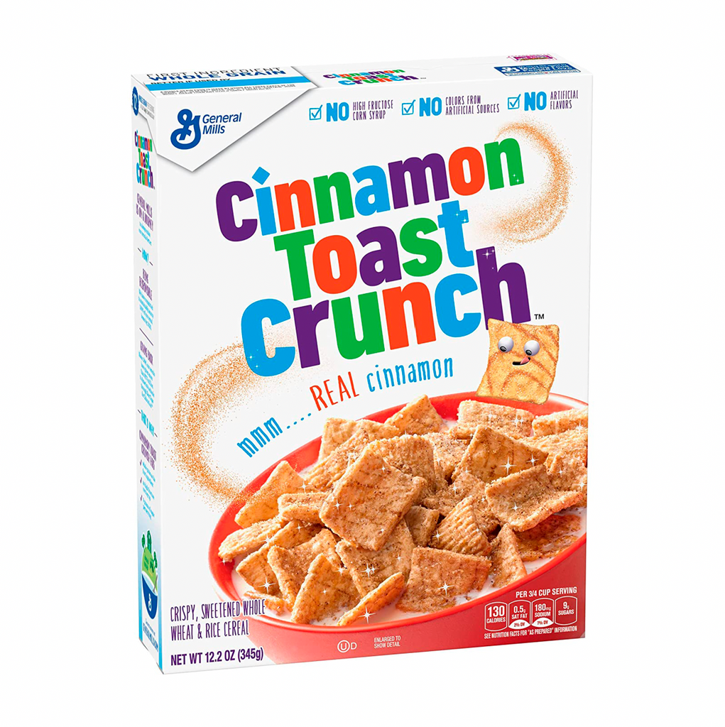 Cinnamon Toast Crunch Cereal 340g - Sugar Box