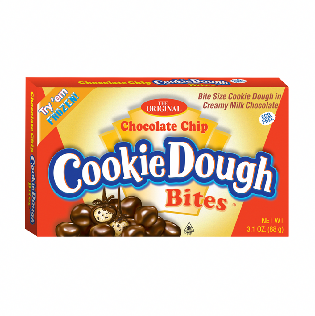 Cookie Dough Bites Chocolate Chip Theatre Box 88g - Sugar Box