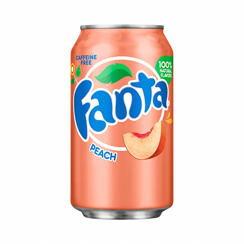 Fanta Peach 355ml - Sugar Box