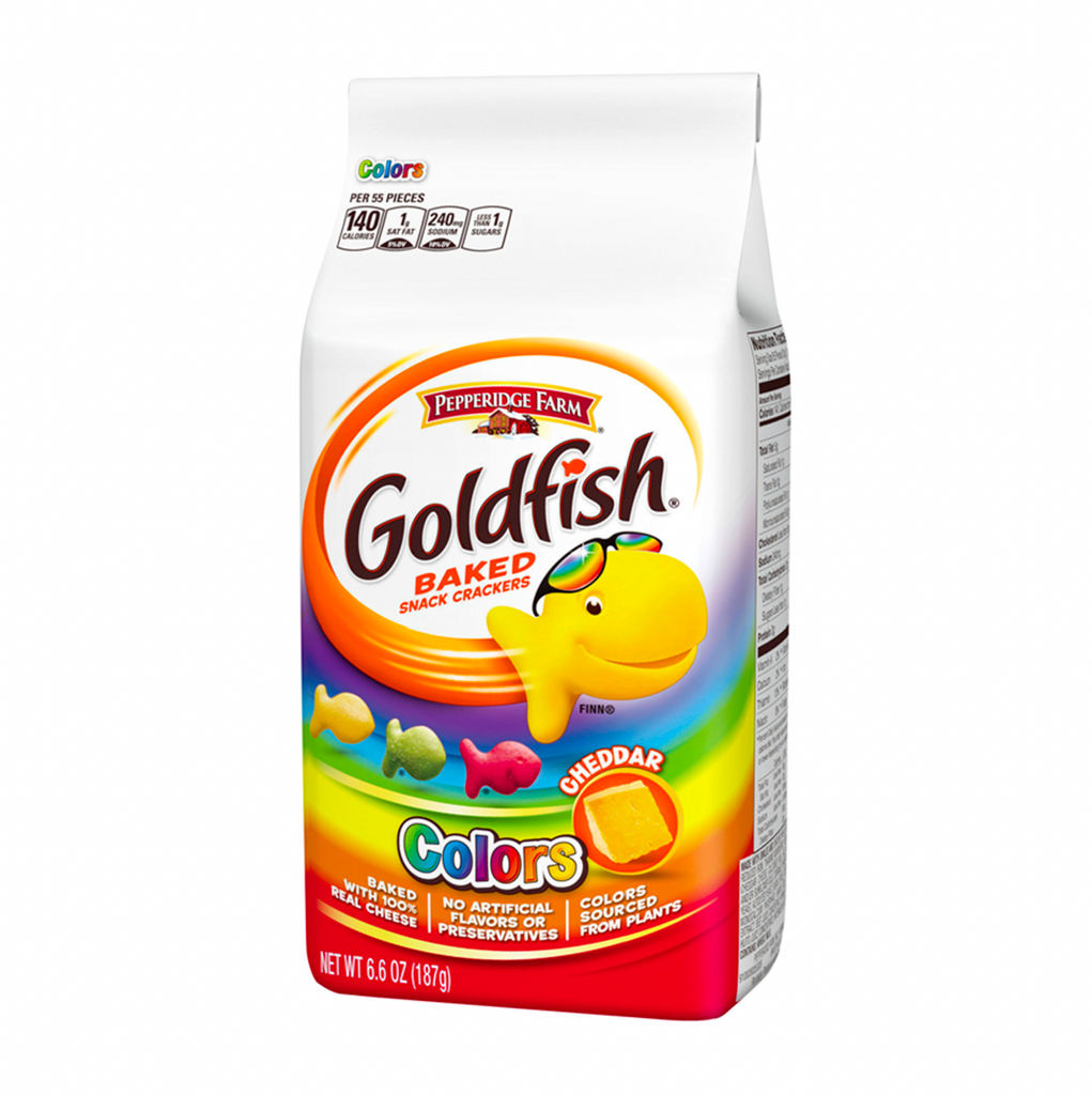 Goldfish Cracker Colours 187g - Sugar Box