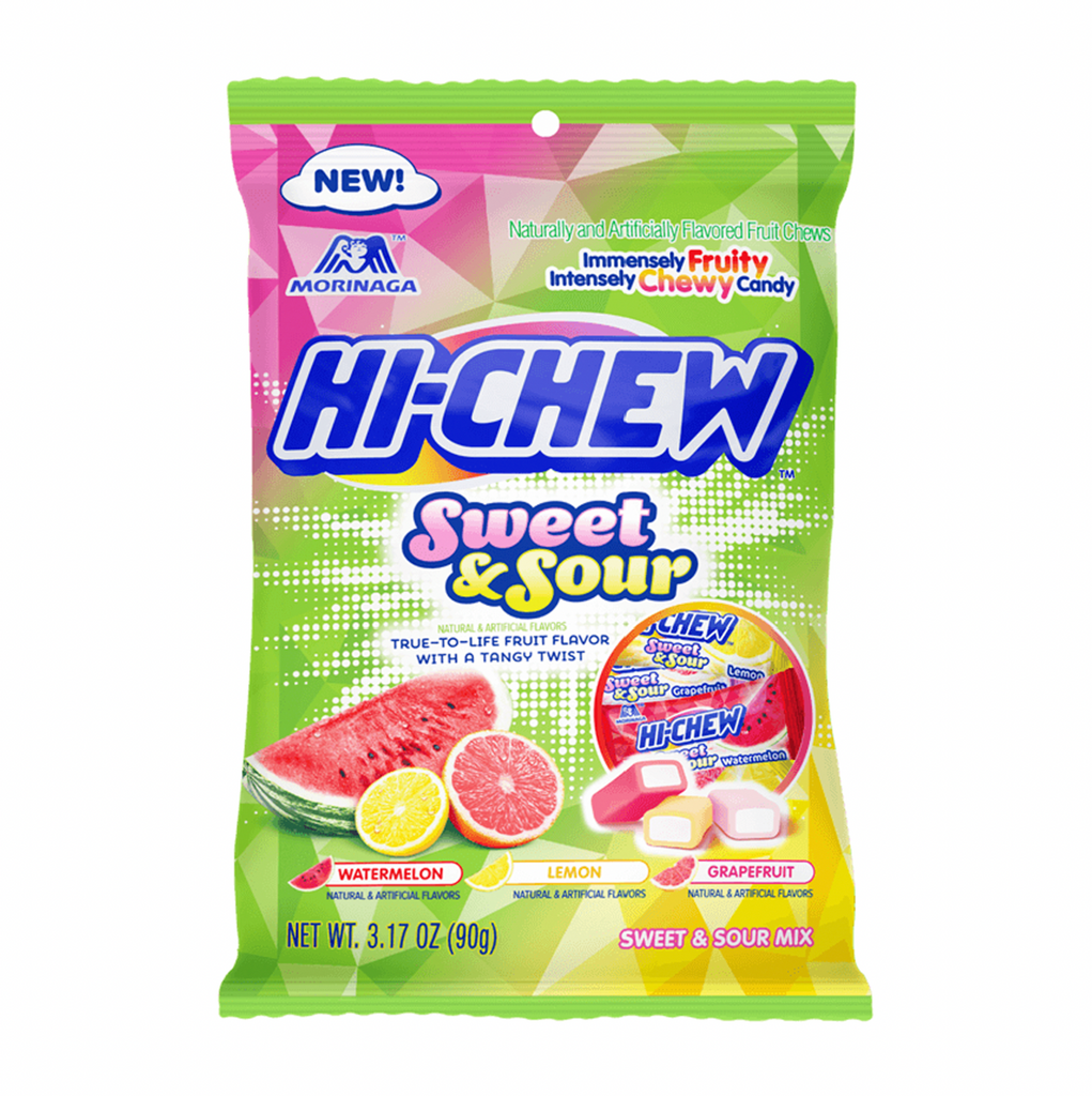 Hi Chew Sweet and Sour Mix Bag 90g - Sugar Box