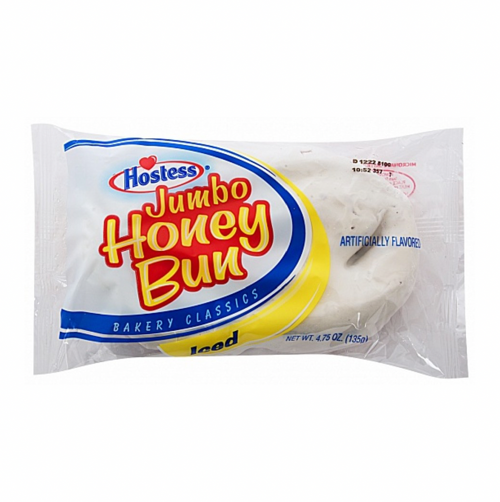 Hostess Jumbo Iced Honey Bun 135g - Sugar Box