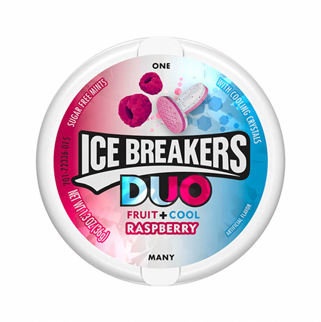 Ice Breakers DUO Raspberry 36g - Sugar Box