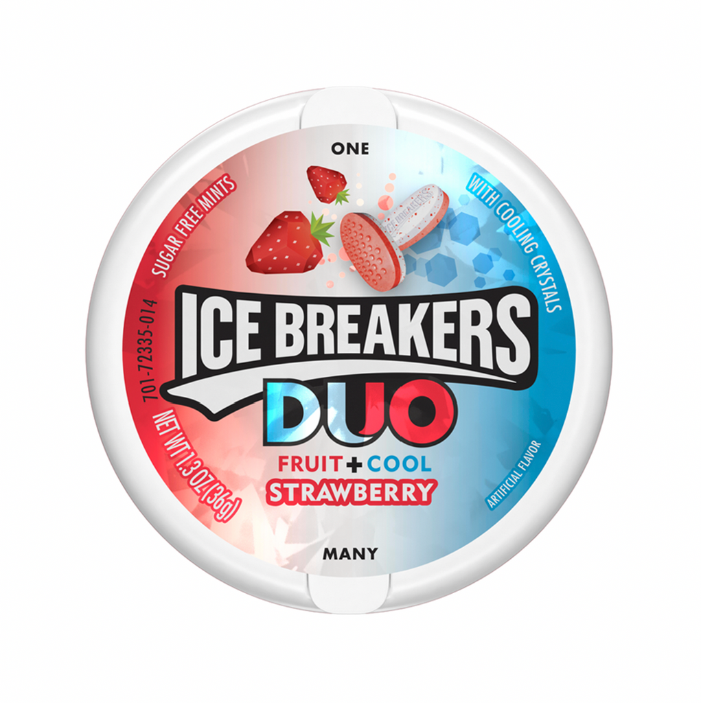 Ice Breakers DUO Strawberry 36g - Sugar Box
