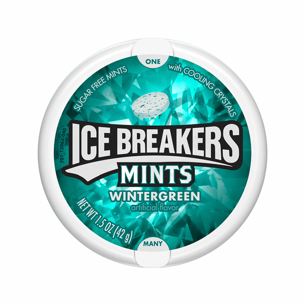 Ice Breakers Wintergreen 42g - Sugar Box