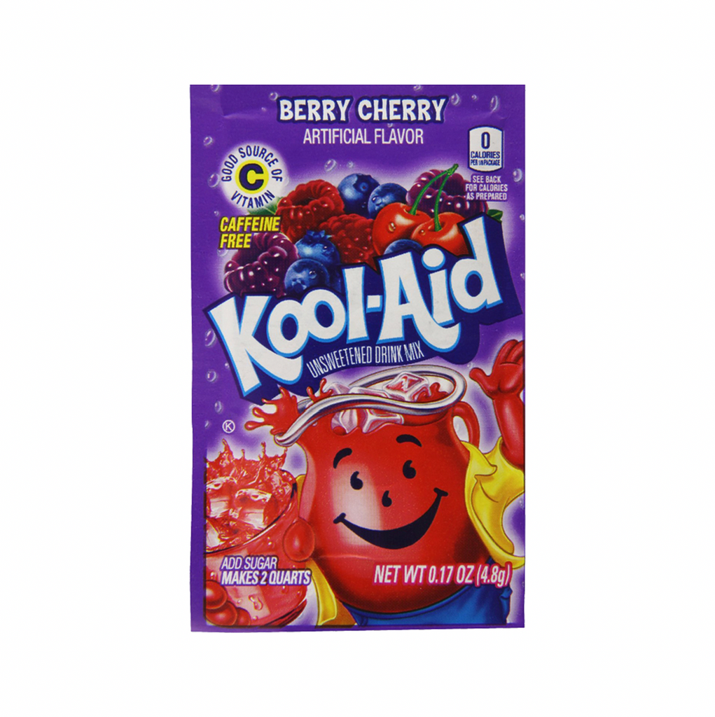 Kool Aid Berry Cherry 2 Quartz Sachet 4.3g - Sugar Box