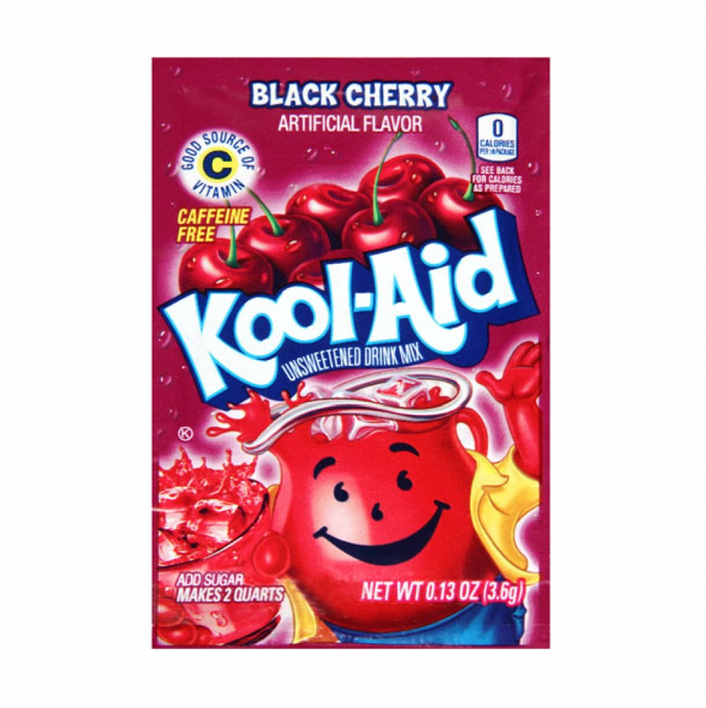 Kool Aid Black Cherry 2 Quartz Sachet 4.3g - Sugar Box