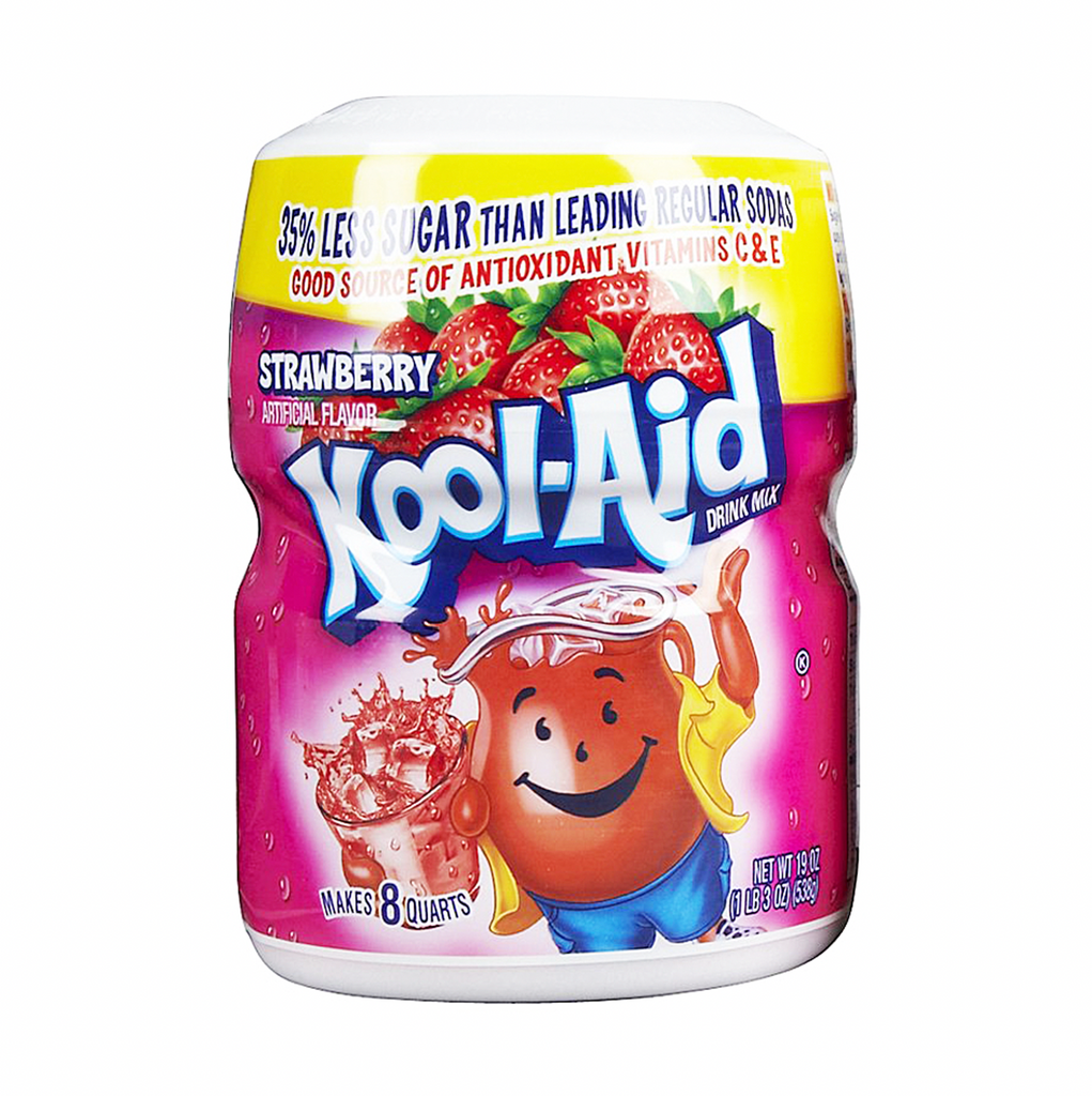 Kool-Aid Tub Strawberry 538g - Sugar Box
