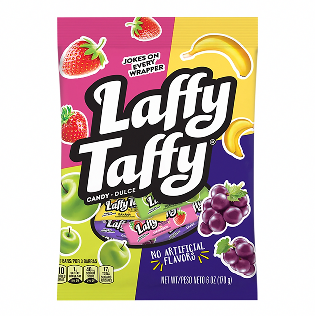 Laffy Taffy Assorted Minis Peg Bag 170g - Sugar Box