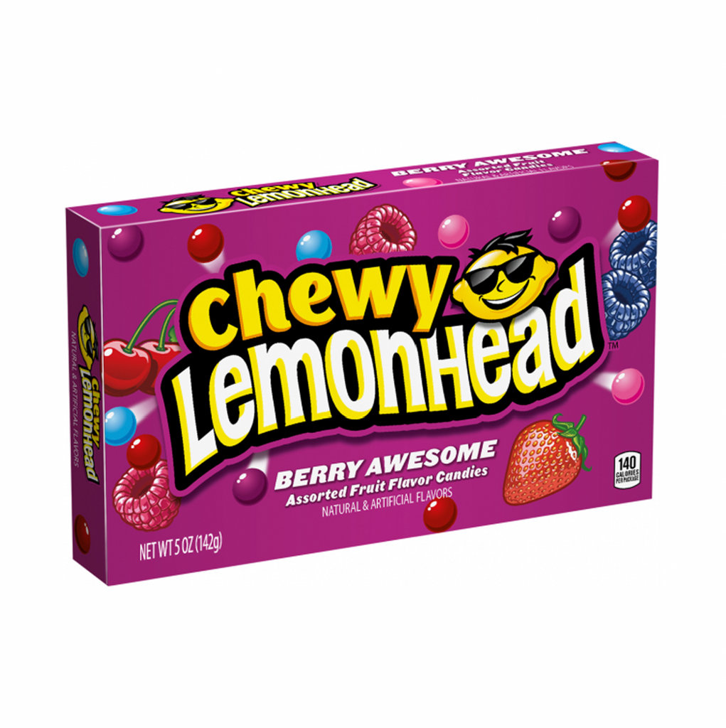 Lemonhead Chewy Berry Awesome Theatre Box 142g - Sugar Box