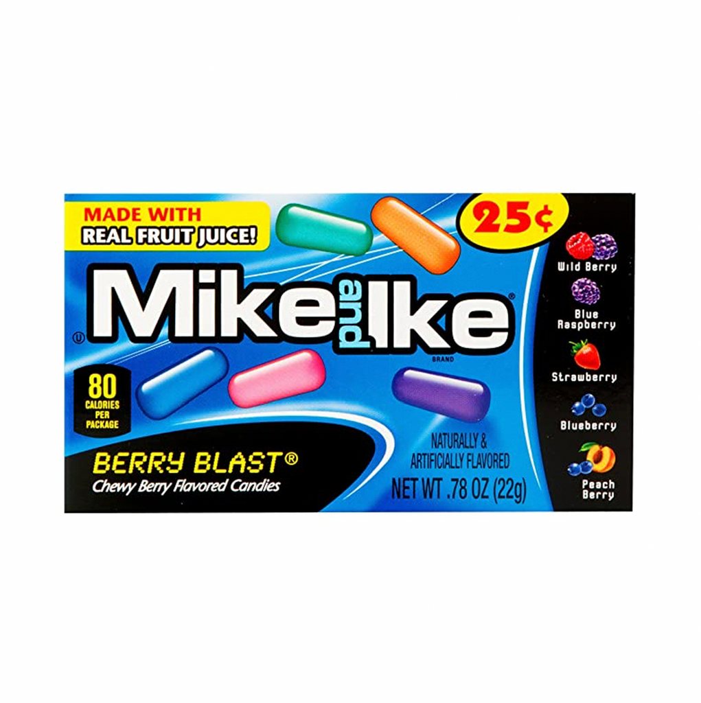 Mike and Ike Berry Blast Minis 22g - Sugar Box