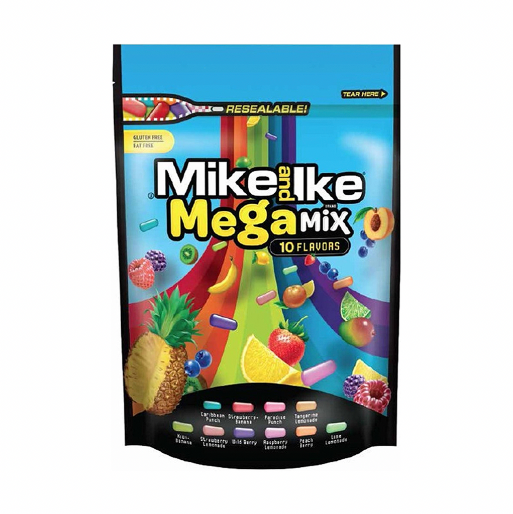 Mike and Ike Mega Mix Bag 283g - Sugar Box