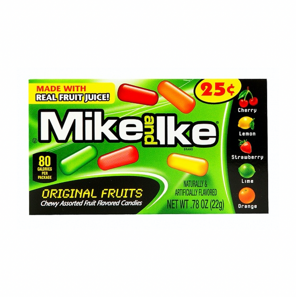 Mike and Ike Original Fruits Minis 22g - Sugar Box