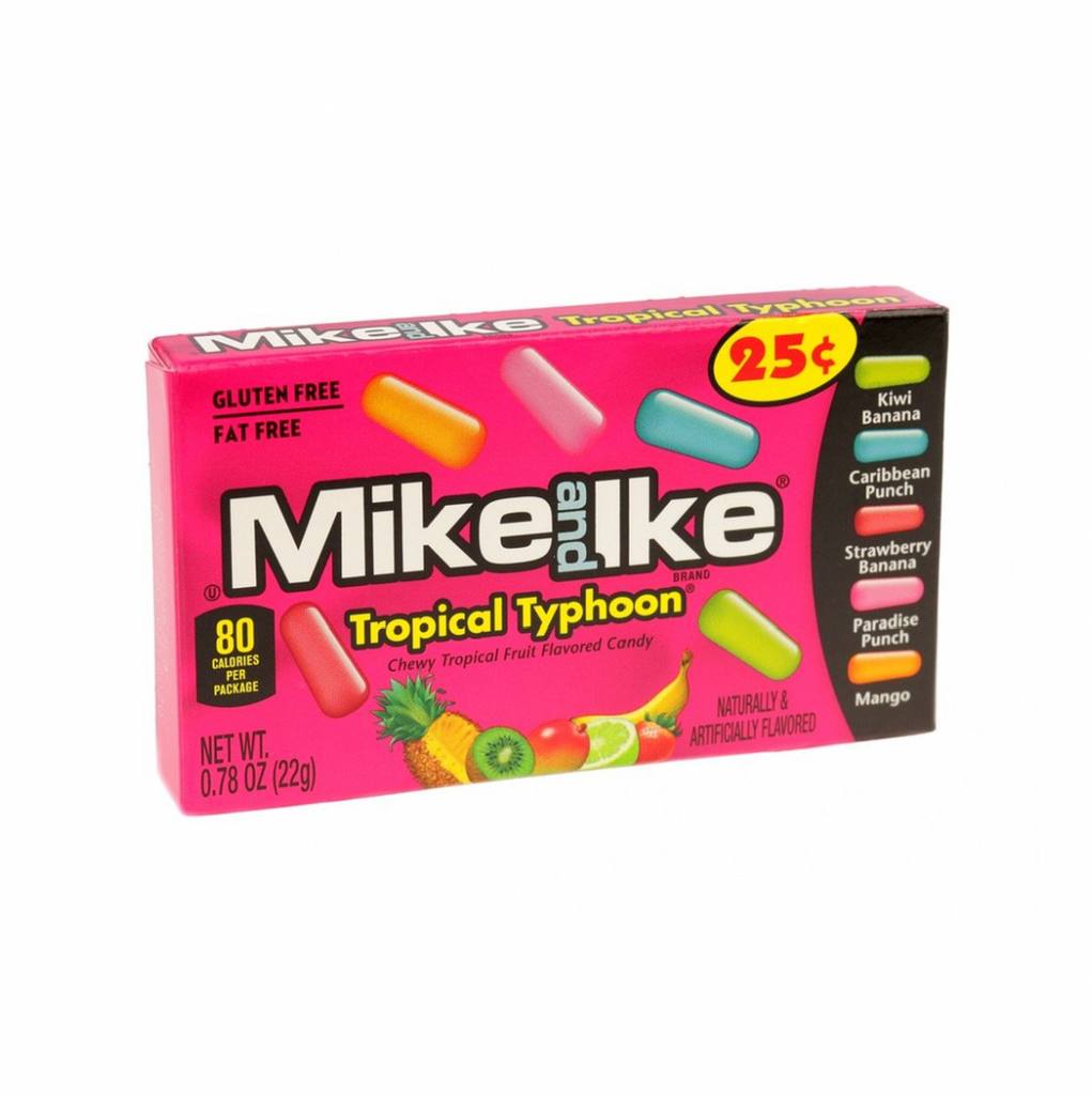 Mike and Ike Trop Typhical Typhoon Minis 22g - Sugar Box