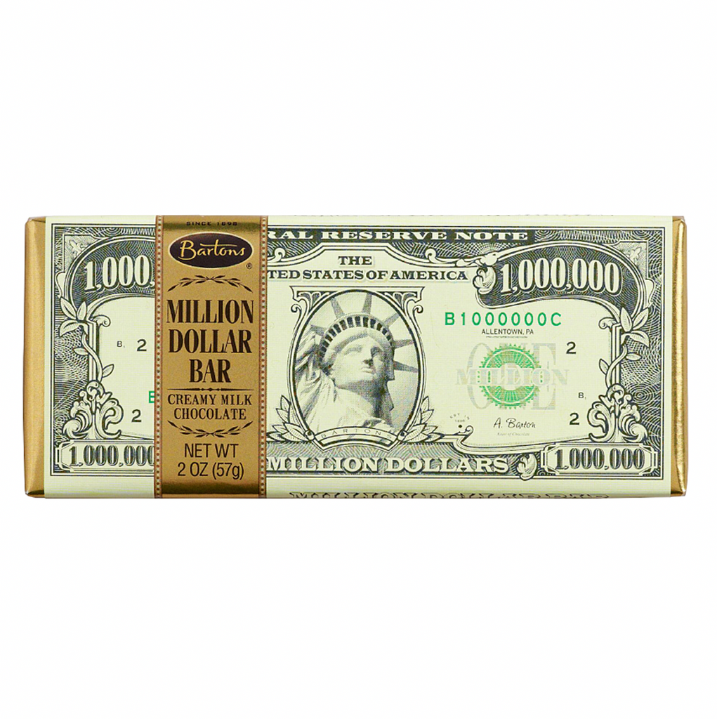 Million Dollar Chocolate Bar - Sugar Box