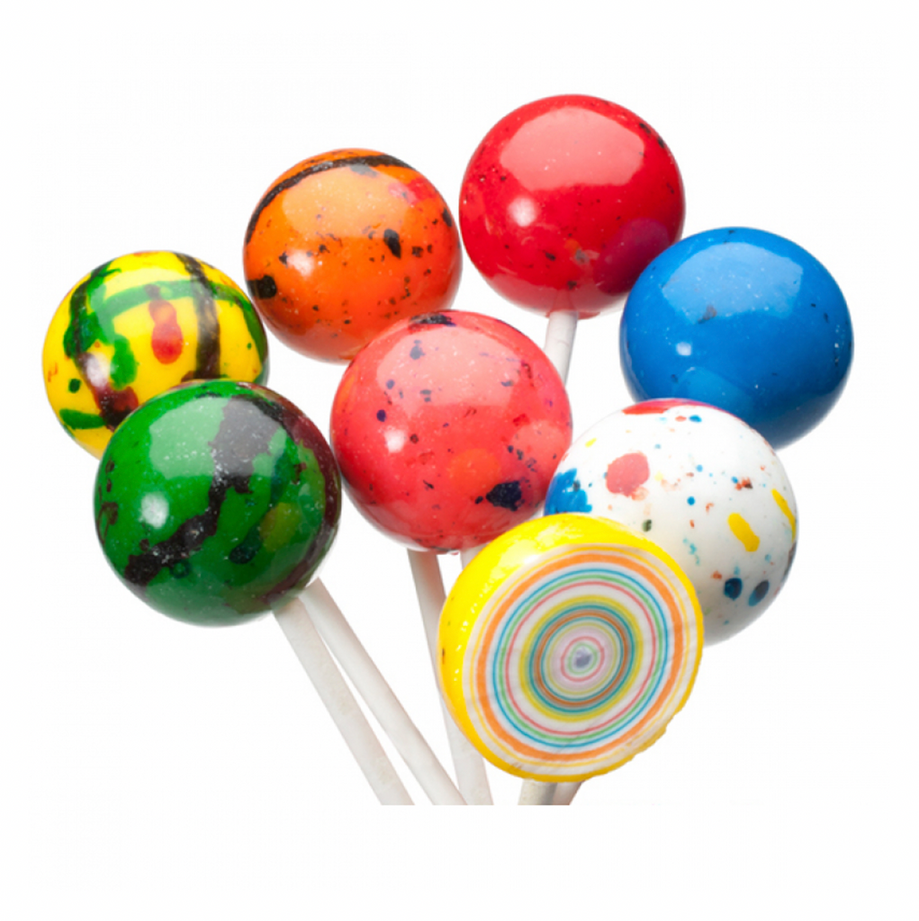 Paint Ball Giant Jawbreaker Pops - Sugar Box